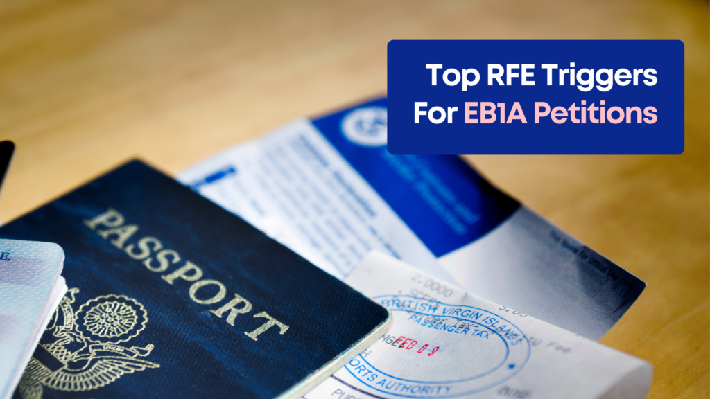 RFE triggers for EB1A petitions