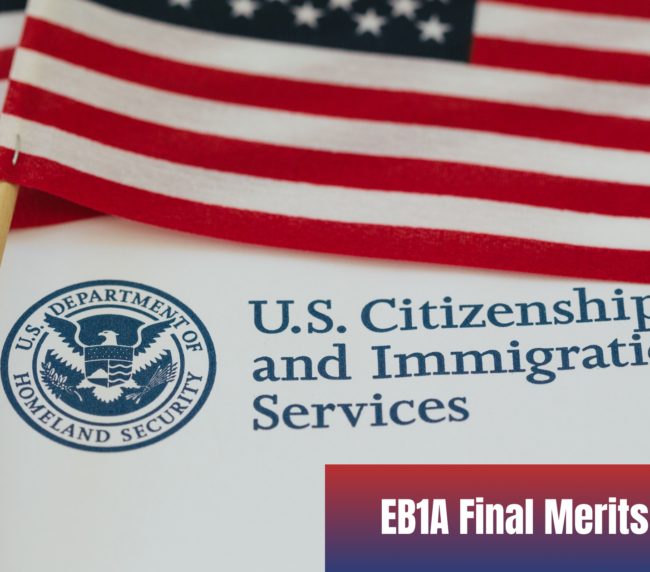 EB1A Final Merits Review