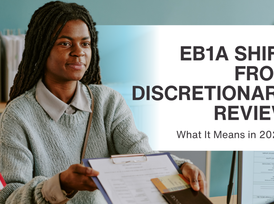EB1A shift from discretionary review
